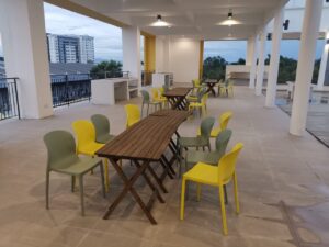 Kampar Unisuites Poolside Area